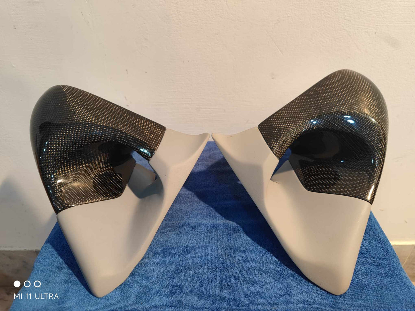 Ganador Style Super Aero Mirrors Carbon Fiber RX7 FD