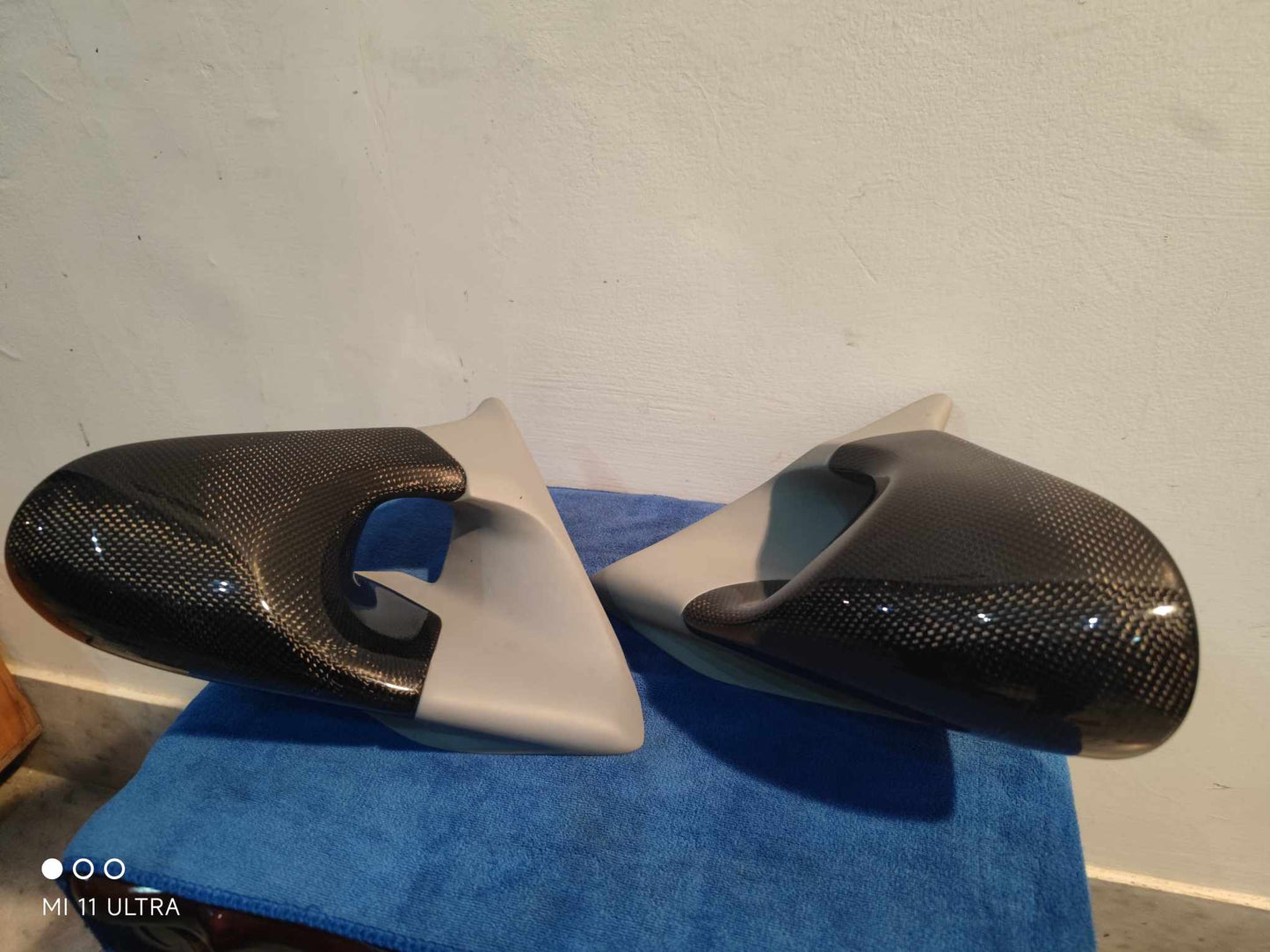 Ganador Style Super Aero Mirrors Carbon Fiber RX7 FD