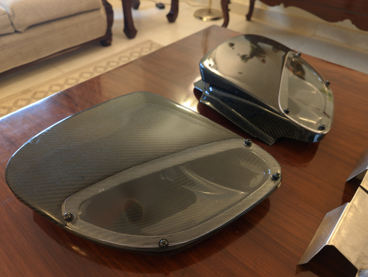Sleek Headlights Carbon Kit for RX7 FD