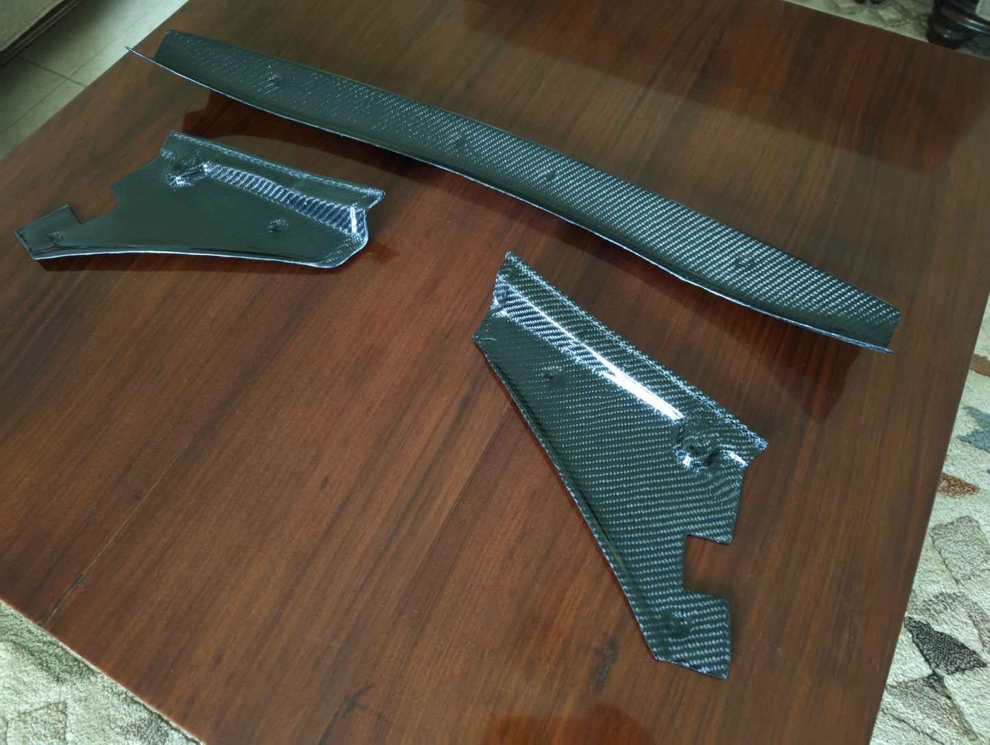 RX7 Tail Light Trims Carbon Fiber