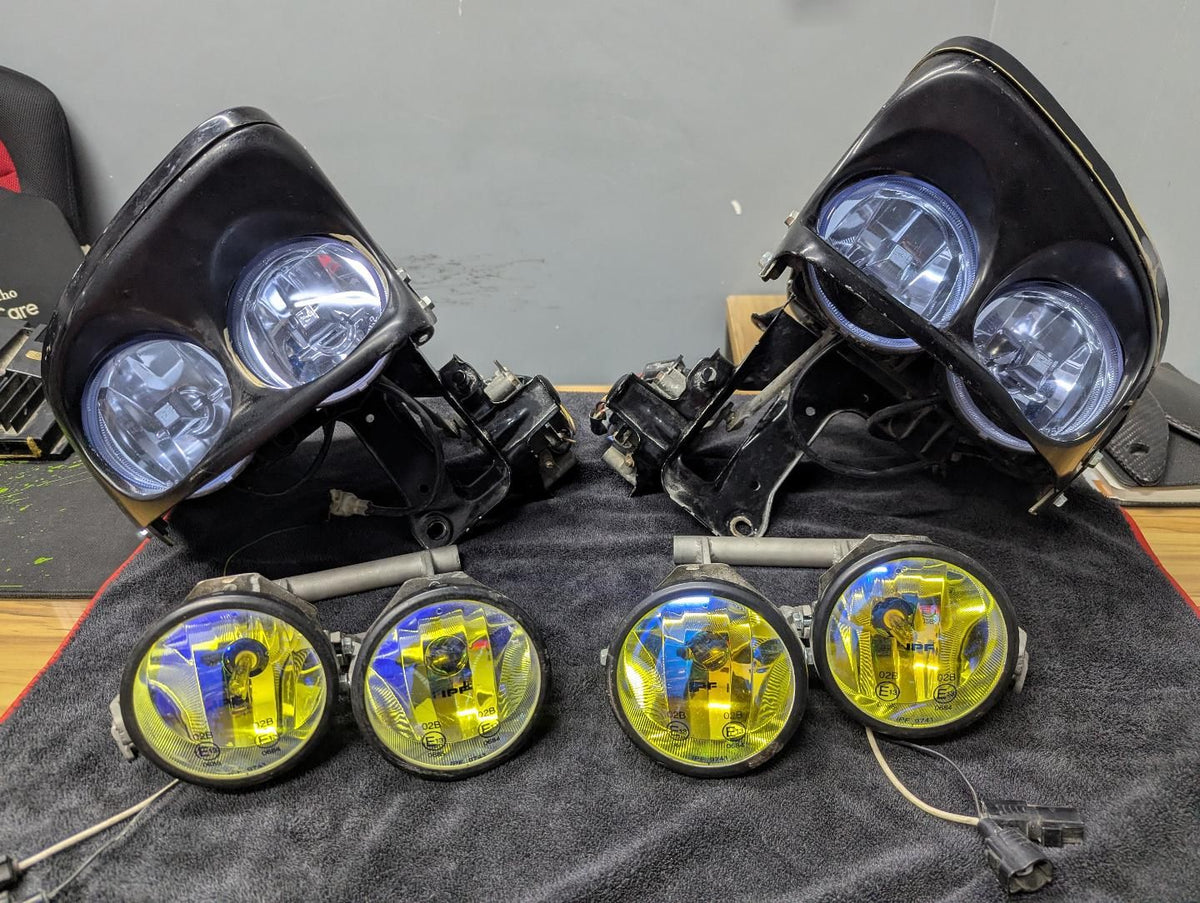 Knight Sports Style Quad 4-Beam Sleepy Eye RX7 FD Headlights