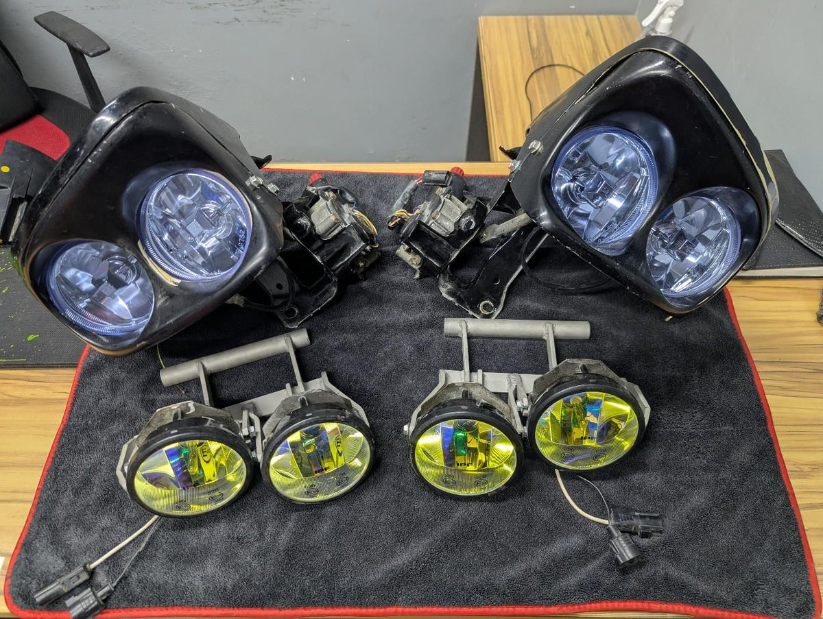 Knight Sports Style Quad 4-Beam Sleepy Eye RX7 FD Headlights