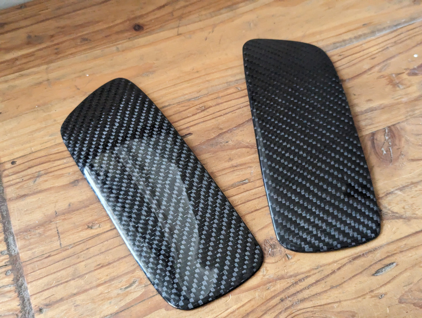 TRD Spoiler Carbon Fiber End Caps for Toyota Supra JZA80 MKIV