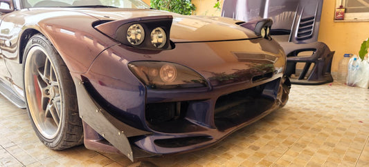 Knight Sports Style Quad 4-Beam Sleepy Eye RX7 FD Headlights