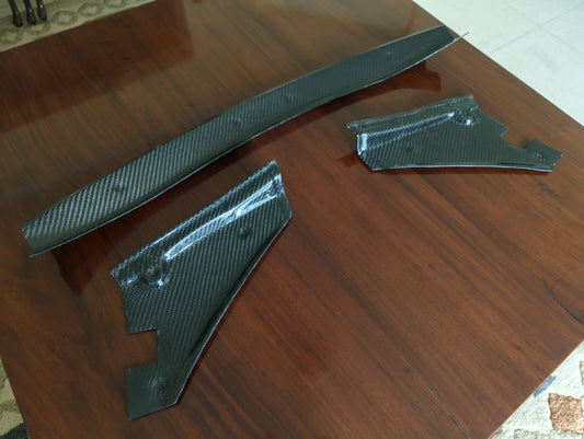 RX7 Tail Light Trims Carbon Fiber