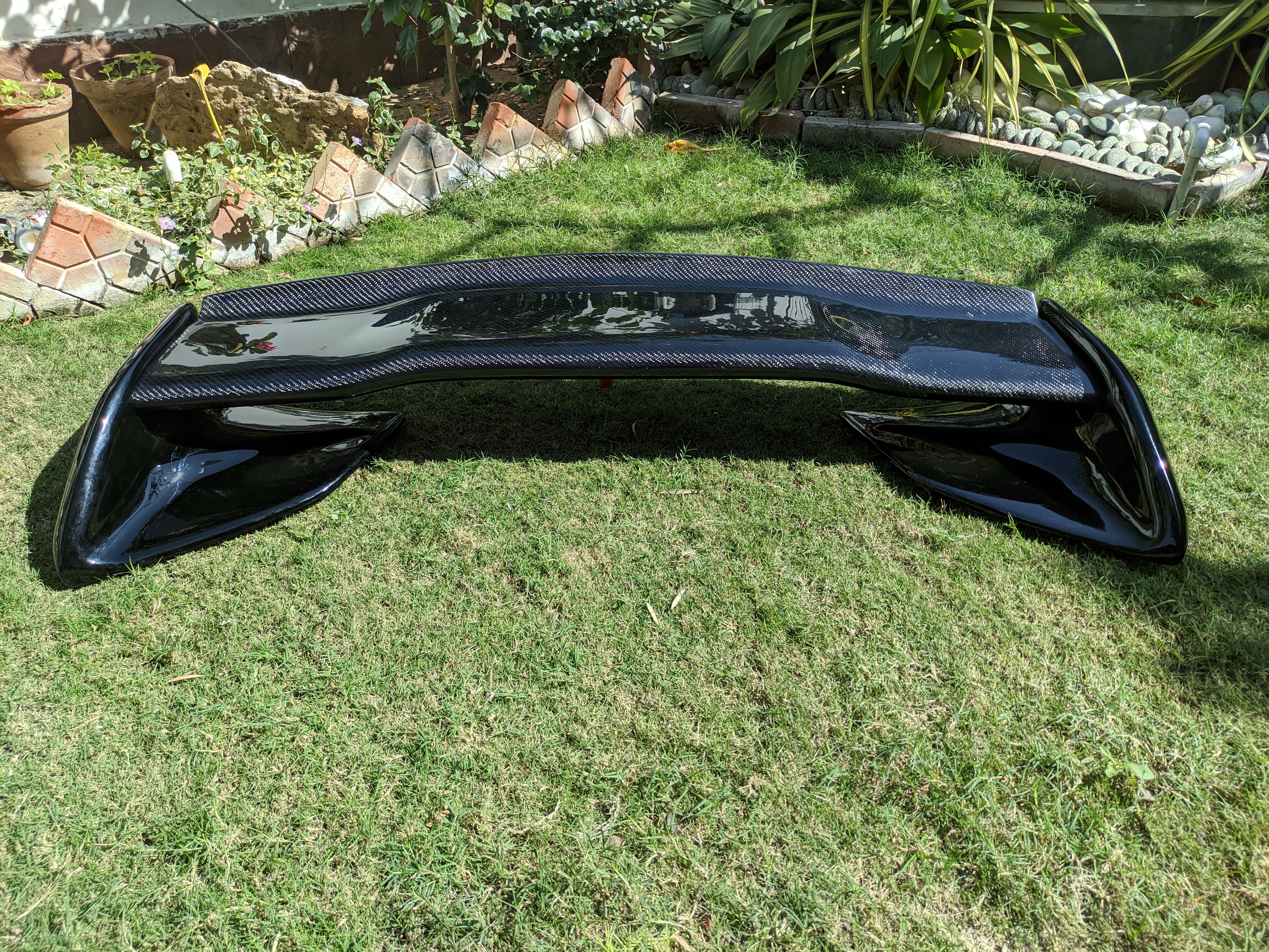 Fd Rx7 Side Window Caps RX7 FD 99 Spec Spoiler w/ Carbon Insert & End Caps – ZK Motoring