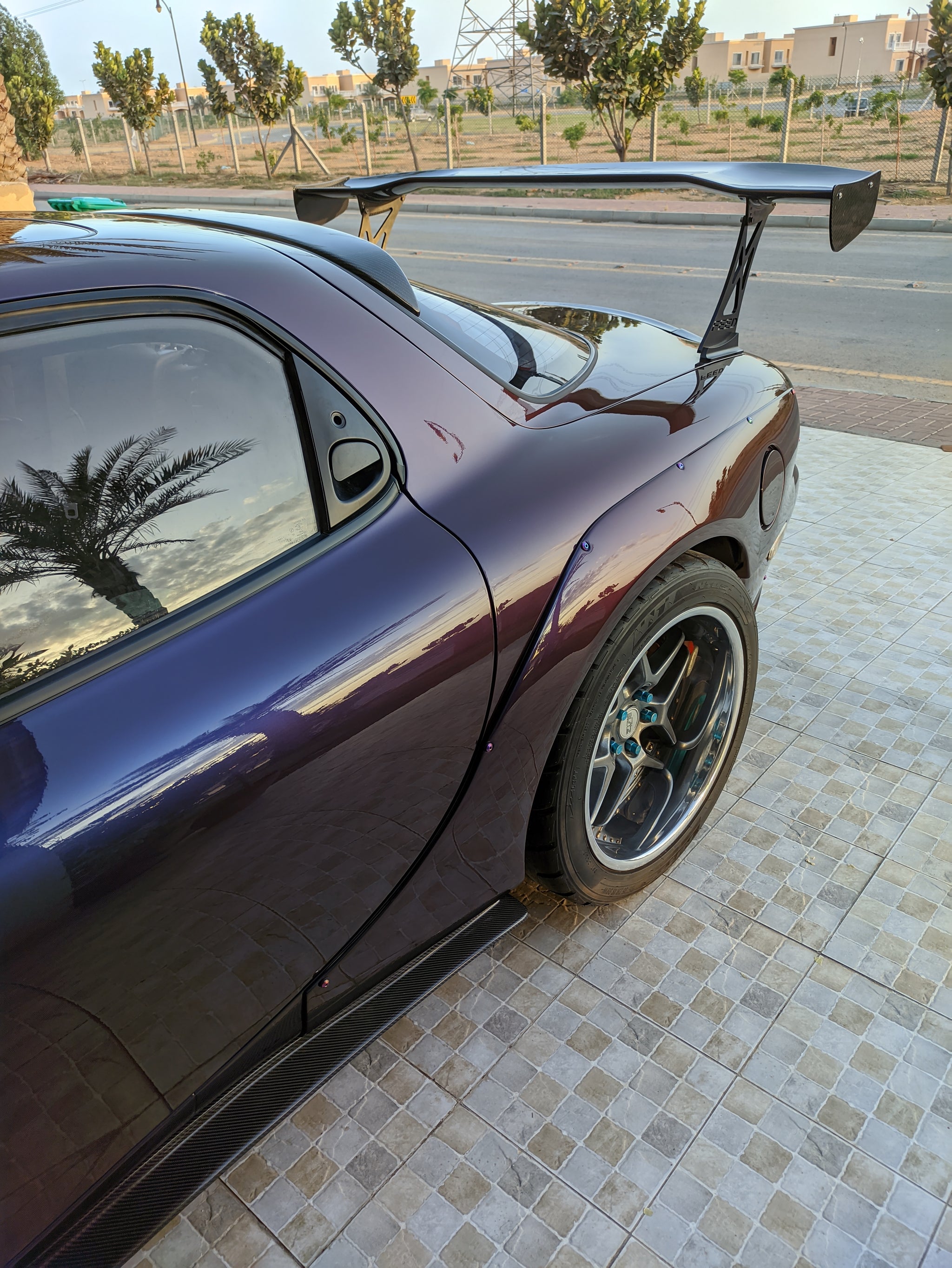 Roof Spoiler Carbon for RX7 FD – ZK Motoring