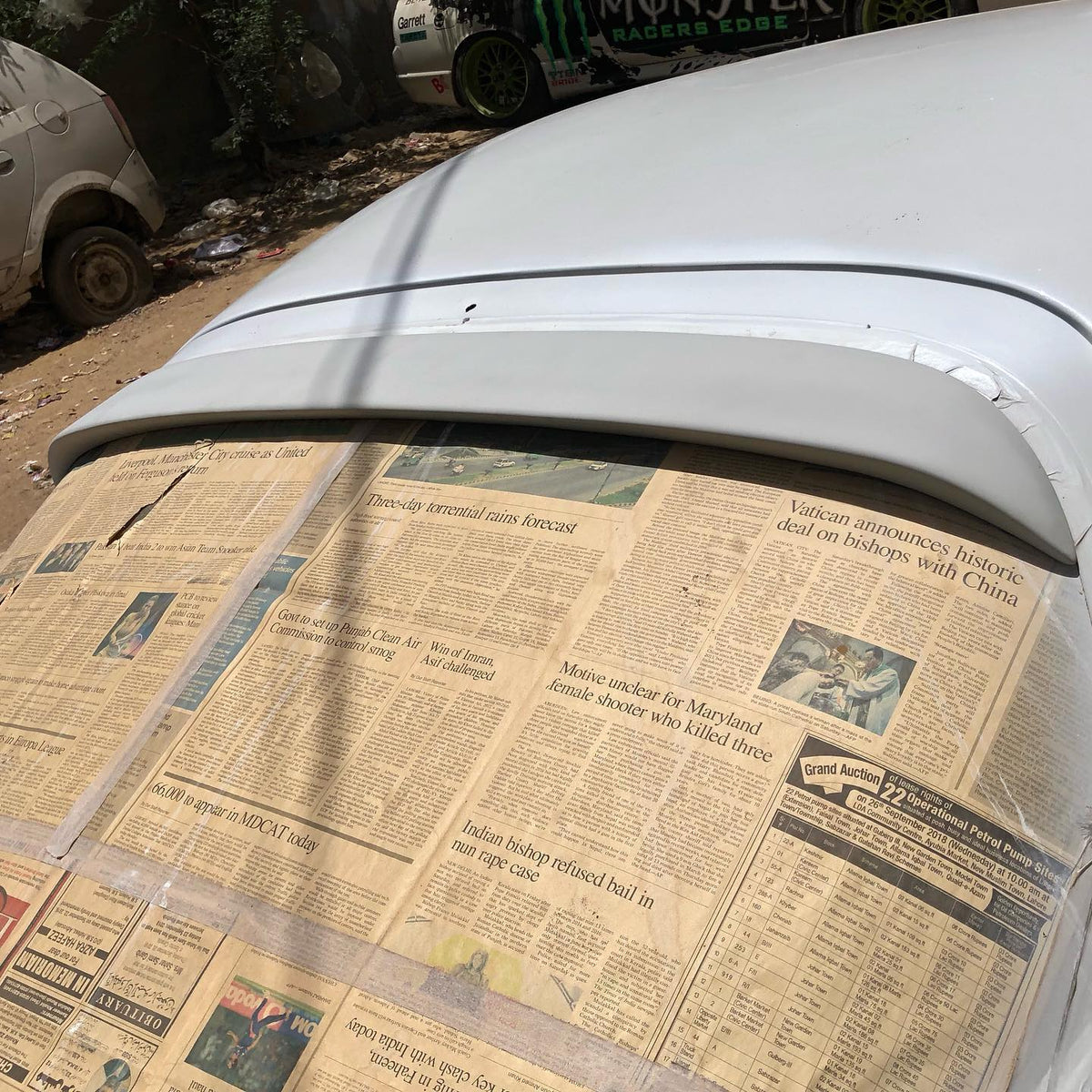 RX7 FD Roof Spoiler – ZK Motoring